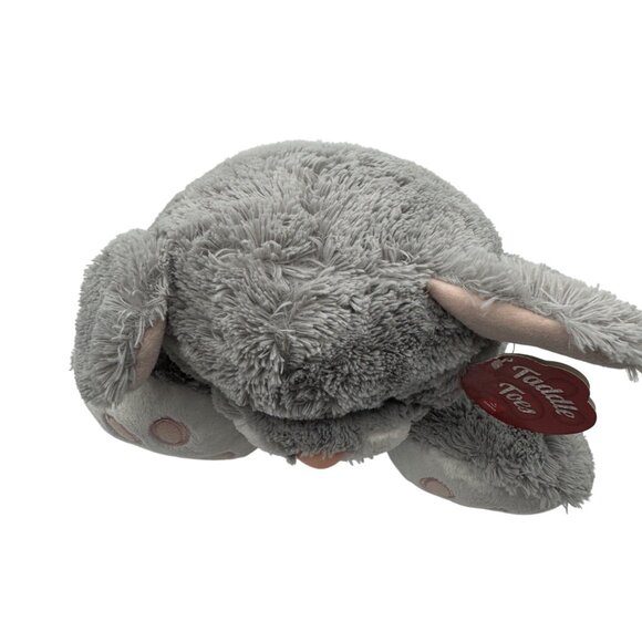 Aurora Taddle Toes Scurry Mouse Plush Stuffed Animal Toy 10" Gray & Pink Polyest - Picture 3 of 8